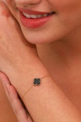 14 Ayar Altın Van Cleef Bileklik SFLB650