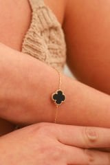 14 Ayar Altın Van Cleef Bileklik SFLB650